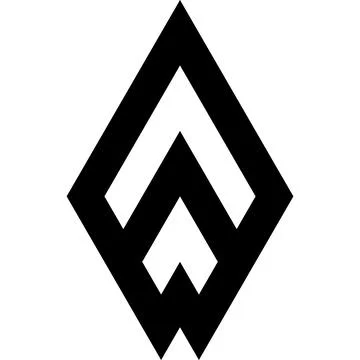 Icono de vector blanco y negro abstracto geométrico. Formas geométricas. Stock Illustration