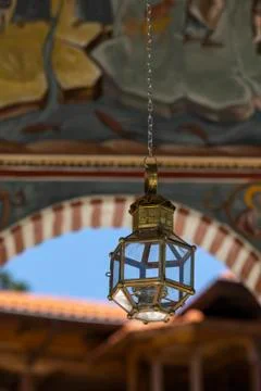 Iconographies at the monastery complex "St. St. Kozma and Damyan Foto stock
