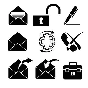 Icons 6 Stock Illustration