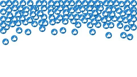 Like icons background. social network concept design elements for web Stock Illustration
