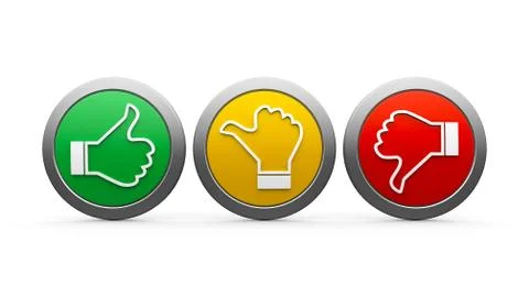 Icons customer satisfaction Stock Illustration