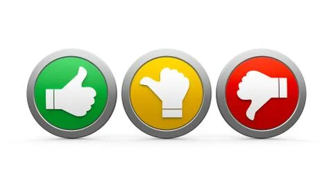 Icons customer satisfaction Stock Illustration
