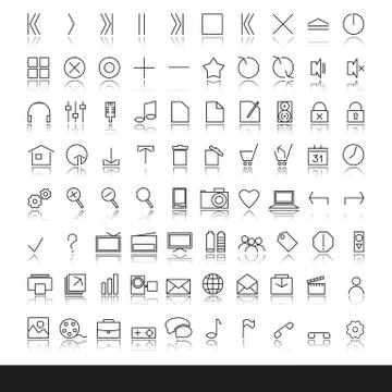 Icons Stock Illustration
