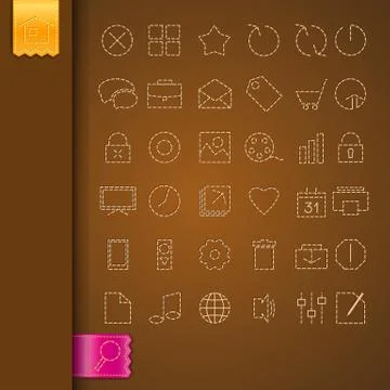 Icons Stock Illustration