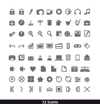 Icons Stock Illustration