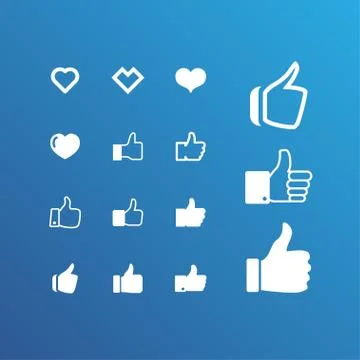 Like icons Stock Illustration