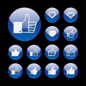 Like icons Stock Illustration