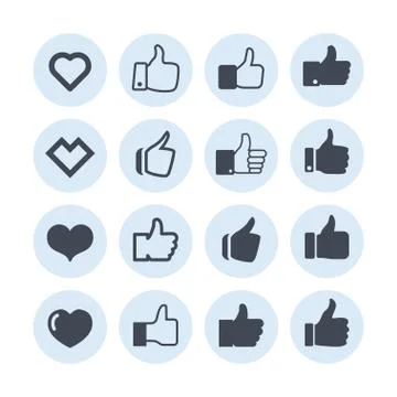 Like icons Stock Illustration