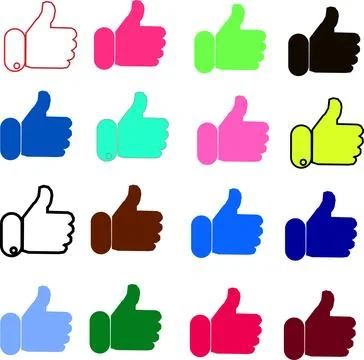 Like icons Stock Illustration