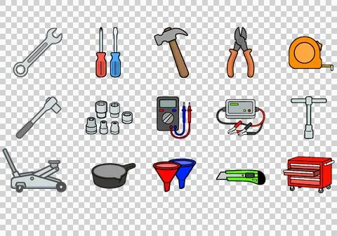 Icons Stock-Illustration