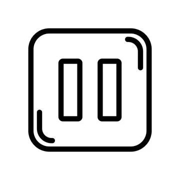 Icons play, pause, stop, next vector Stock Illustration