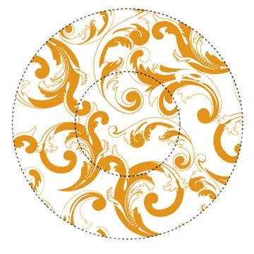 Icons set with abstract pattern, cupcakes form temlpate Stock Illustration