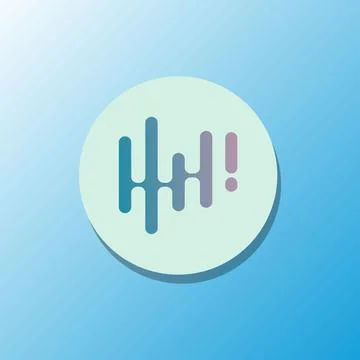 Icons with shadow Stock-Illustration