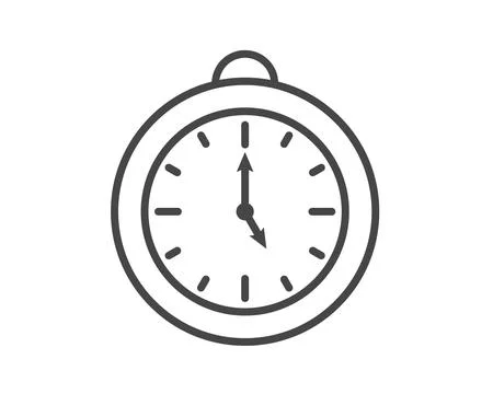 Icons timer, clock, alarm clock, stopwatch and time icon. Stock Illustration