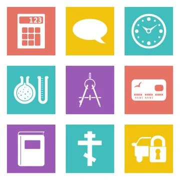 Icons for Web Design set 15 Stock Illustration
