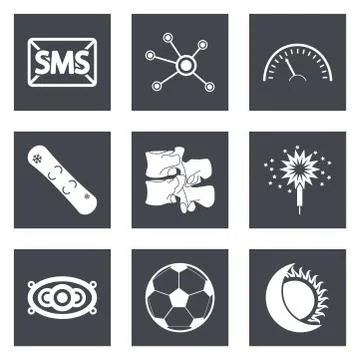 Icons for Web Design set 40 Stock Illustration