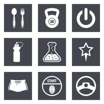 Icons for Web Design set 41 Stock Illustration