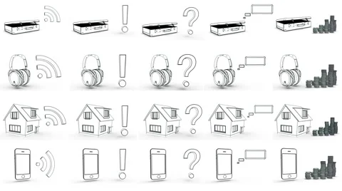 Icons1 Stock Footage 5870957