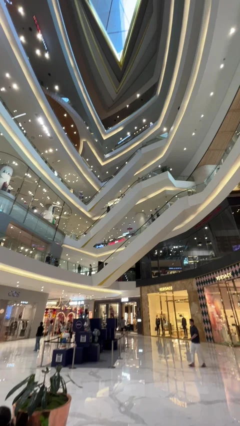 ICONSIAM shopping mall inside Stock Footage 346184046
