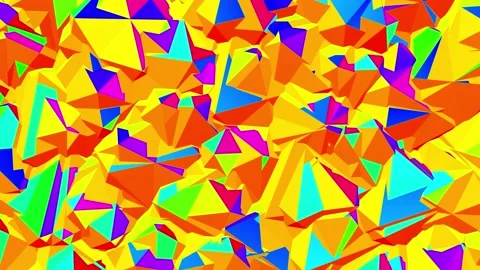 Icosahedrons Background - Psy Stock Footage 146316586