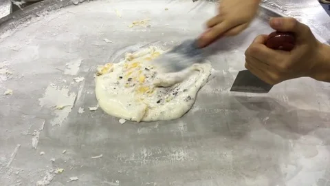 Icream Mixing at Canton Fair Stock Footage 79161904