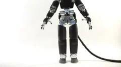 Robot Jules, a Humanoid robot that Stock Video Pond5
