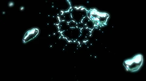 Icy Chill Blue Metal Liquid - 17 Stock Footage