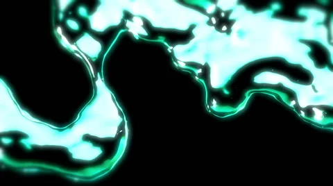 Icy Chill Blue Metal Liquid - 40 Stock Footage