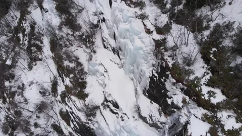 Icy cliff Hemsedal Stock Footage 171276606