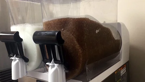 Icy cold slushie maker, spinning Stock-Footage 70144821