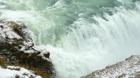 Icy Fall 1 Stock Footage 490350