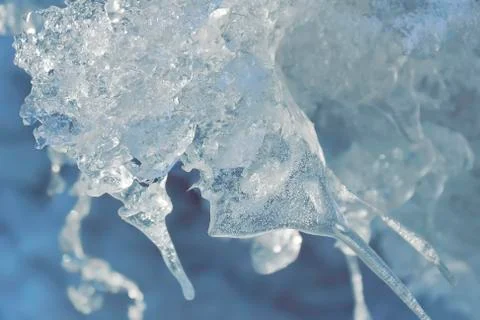 Icy fancy shape texture background Stock-Fotos