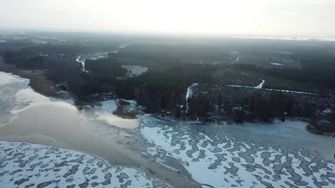 Icy Finland Stock Footage 84072369