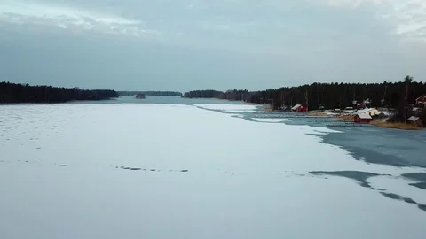 Icy Finland Stock Footage 84072681
