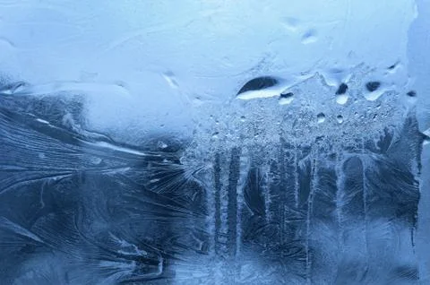 Icy glass Stock-Fotos