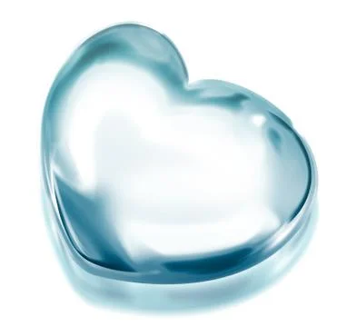 Icy heart Stock Illustration