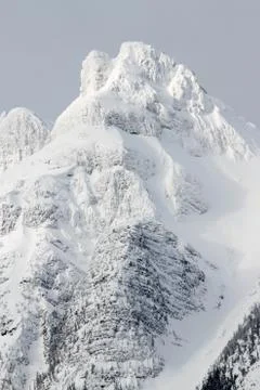 Icy mountain Stock Photos