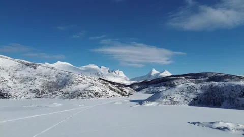 Icy Mountains 3 Stock Footage 236786868