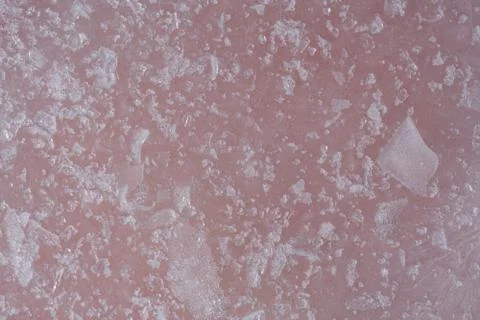 Icy pink surface Stock Photos
