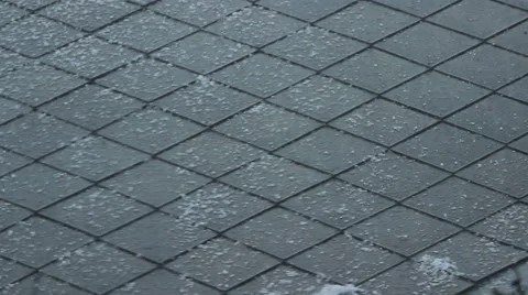 Icy rain Stock Footage 46693148