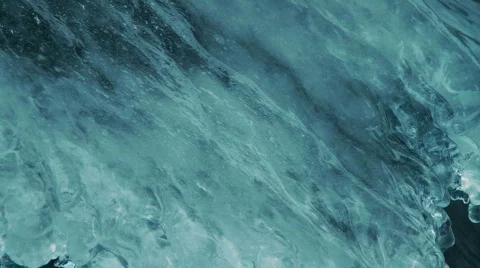 Icy River -7- Stock Footage 319388