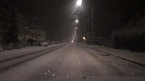 Icy road Stock Footage 101745602