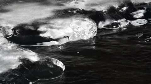 Icy Shadows Stock Footage 333349027