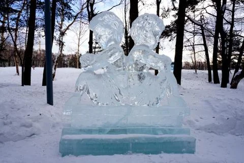Icy shapes Stock Photos
