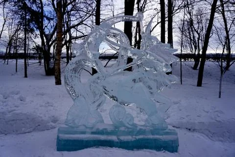Icy shapes Stock Photos