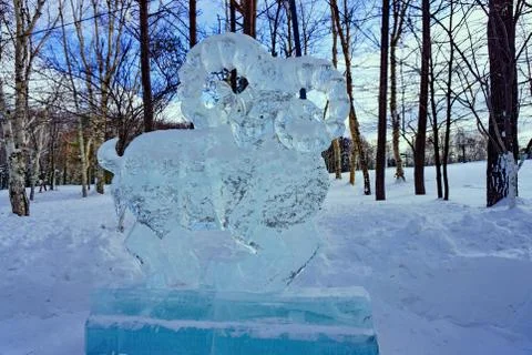 Icy shapes.  Stock Photos