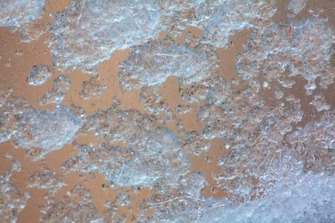 Icy surface Stock Photos