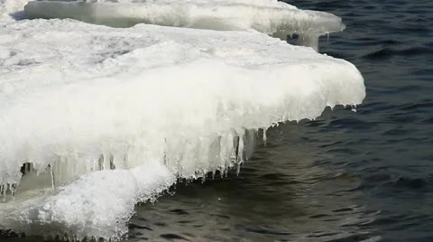Icy water 002 Video stock 10854526