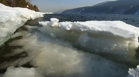 Icy water 005 Video stock 10854678