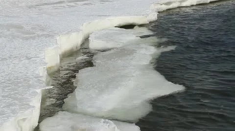 Icy water 007 Stock Footage 10854580